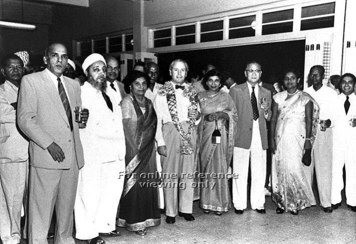 Group photograph taken at farewell reception for British Commissioner General for South East Asia Malcolm MacDonald at Ceylon Sports Club Source:National Archives of Singapore  